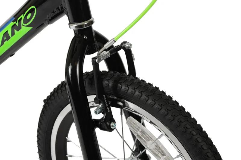 Salcano Wolf 16 Inch Wheel Kids Bike Black and Green-4